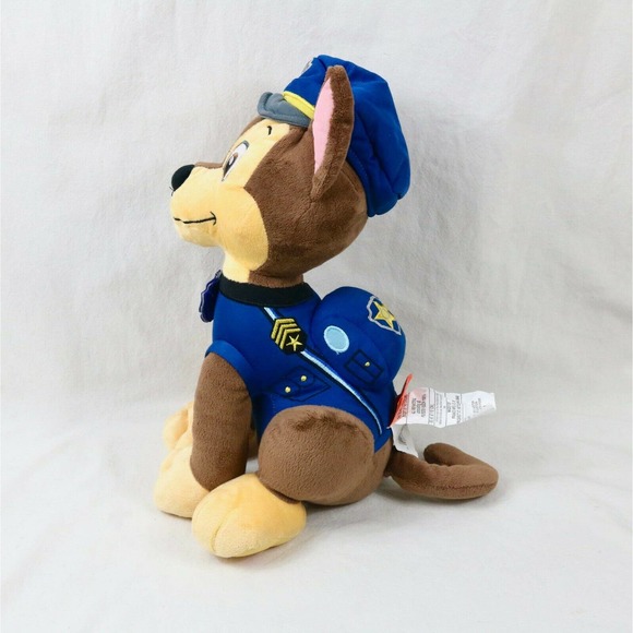 Nickelodeon Paw Patrol Chase Plush Animal Dog Bank 2015 TV Character - Picture 2 of 6